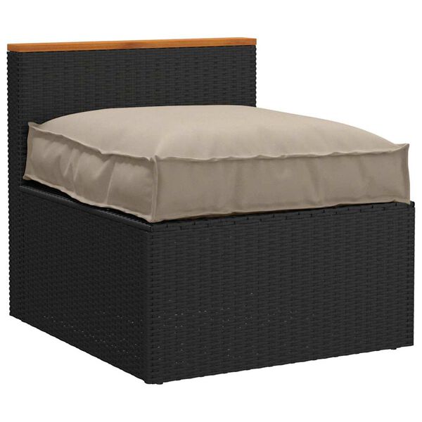 vidaXL Padi Pruunikashall 70 x 70 x 12 cm Oxfordi kangas