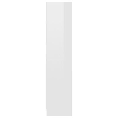 vidaXL 3-korruseline raamaturiiul valge 60x24x108 cm tehispuit