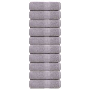 vidaXL pesur&auml;tikud FROGN 10 tk, hall, 30x30 cm, 360 g/m&sup2;