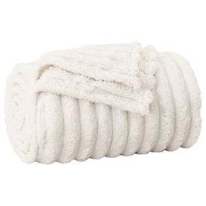 vidaXL Pleed Kreemjas 150 x 130 cm 0.45 kg Fliis