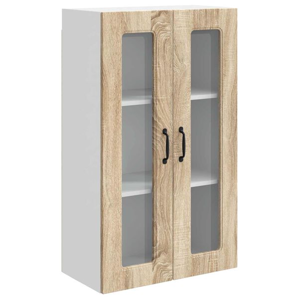 vidaXL K&ouml;&ouml;gikapp Kalmar Sonoma tamm 60 x 31 x 100 cm Tehispuit