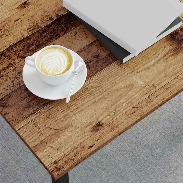 vidaXL Kohvilaud Vana puit 40 x 40 x 36 cm Tehispuit