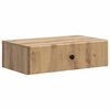 vidaXL Seinale kinnitatav k&uuml;lglaud Artisan tamm 59 x 34,5 x 17 cm