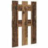 vidaXL Seinale kinnitatav riidepuu Vana puit 65 x 3 x 100 cm Tehispuit