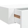 vidaXL sahtlitega seinariiulid, 2 tk, valge, 60x23,5x10 cm MDF