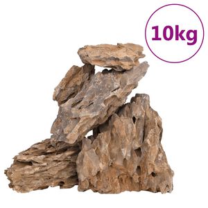vidaXL dragon kivid, 10 kg, erinevad v&auml;rvid, 10-30 cm