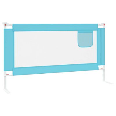 vidaXL voodipiire väikelapse voodile, sinine, 150 x 25 cm, kangas