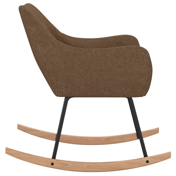 vidaXL kiiktool, pruun, kangas