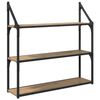 vidaXL Seinariiul Seinale kinnitav K&auml;sit&ouml;&ouml;puu 80 x 21 x 78,5 cm