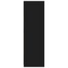 vidaXL Kapp sahtliga uksega Must 79,5 x 49 x 156 cm T&ouml;&ouml;deldud puit