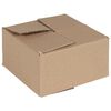 vidaXL Kokkuklapitav kast 50 tk Neutraalne 15 x 15 x 8 cm Papp