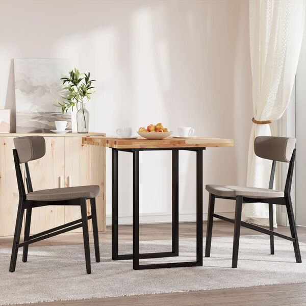 vidaXL lauaplaat, kandiline, 70x70x4 cm, akaatsiapuit