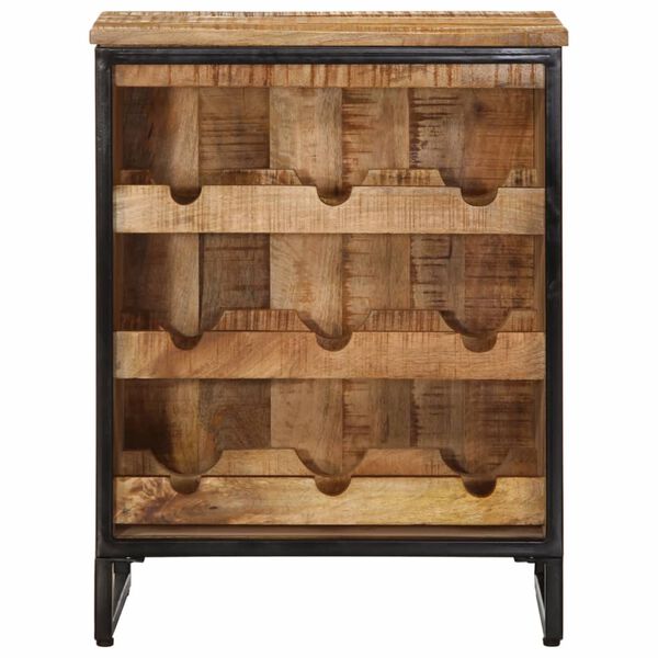 vidaXL veiniriiul 9 pudelile 55x33x70 cm mangopuit