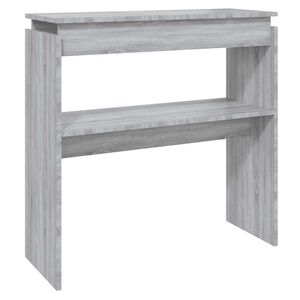vidaXL konsoollaud, hall Sonoma tamm, 80x30x80 cm, tehispuit