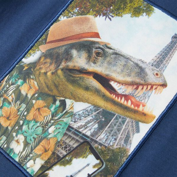 Laste T-s&auml;rk, tumesinine, 128