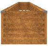 vidaXL taimekast, 770 x 50 x 36 cm, Corten-teras