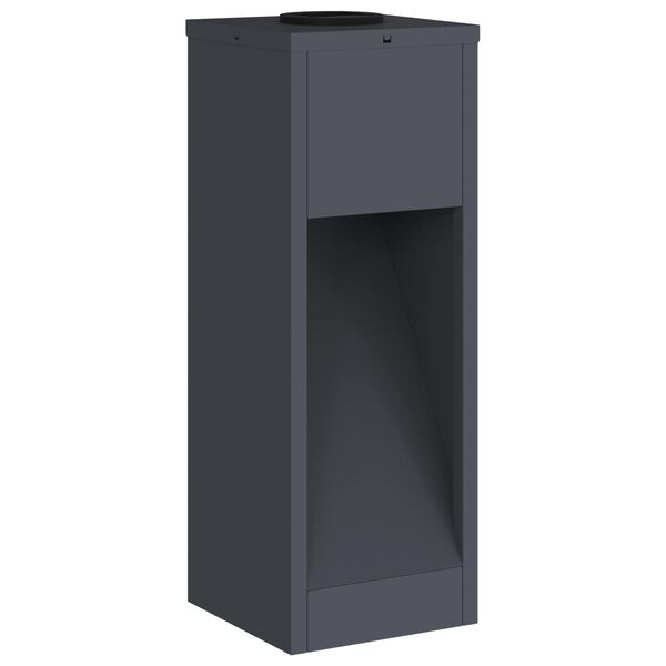 vidaXL P&auml;ikese Led Rada Valgus 2 pcs Antratsiit K&uuml;lmvaltsitud teras