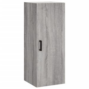 vidaXL seinakapp, hall Sonoma tamm, 34,5 x 34 x 90 cm