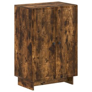 vidaXL Kinga kapp EDE 59,5 x 39,5 x 90 cm Tehispuit Suitsutatud tamm
