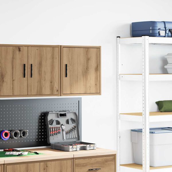 vidaXL Garaaži seinakapp Käsitööline tamme ehituspuit