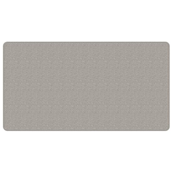 vidaXL vaipkate, sisali v&auml;limus, platina, 80 x 150 cm