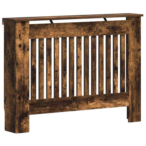 vidaXL Radiaatori kate Suitsetatud tamm 112 x 19 x 81,5 cm Tehispuit