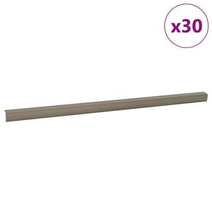 vidaXL Trepiastme servaprofiilid 30 pcs &scaron;ampanjav&auml;rvi 67 x 3 x 2 cm