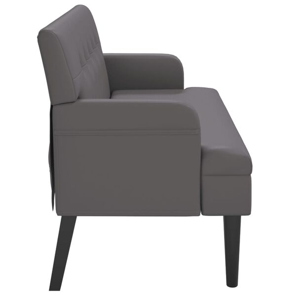 vidaXL seljatoega pink, hall, 112 x 65,5 x 75 cm, kunstnahk