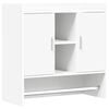 vidaXL Seinariiul Seinale kinnitav Valge 80 x 36 x 80 cm Tehispuit
