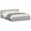 vidaXL Voodiraam ladustamisega Hall Sonoma 200 x 200 cm Tehispuit