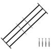 vidaXL Turva grill akendele 3 risttalaga 3 pcs 93-174 cm
