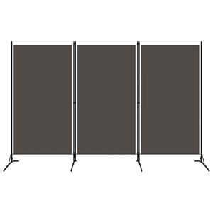 vidaXL 3 paneeliga ruumijagaja, antratsiithall, 260 x 180 cm