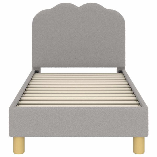 vidaXL Kuni 3-aastase voodi raam koos peatoega Helehall 70 x 140 cm