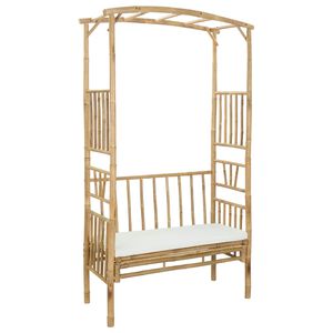 vidaXL Aed kaar pingiga Neutraalne 115 x 50 x 205 cm Bambus