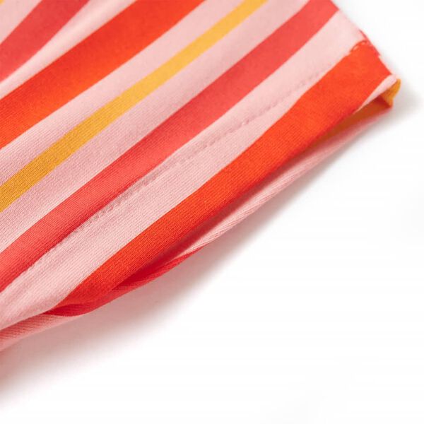 Laste kleit, pingutusnööriga, roosa ja punane, 92