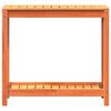 vidaXL riiuliga istutuslaud, vahapruun, 82,5x35x75 cm, m&auml;nnipuit