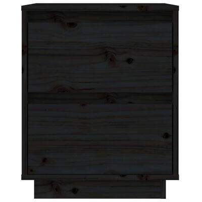 vidaXL öökapp, must, 40 x 35 x 50 cm, männipuit