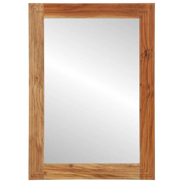 vidaXL Vannitoa Peegel peegliga pruun 50 x 70 x 3 cm Akaatsiapuit