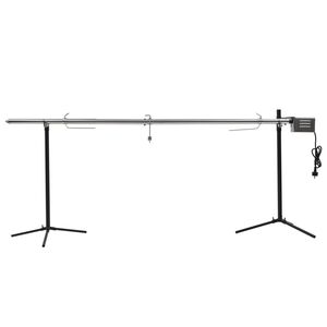 vidaXL automaatne grill, mootoriga, roostevaba teras 207 x 45 x 81 cm