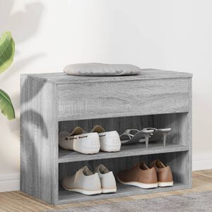 vidaXL jalatsipink, hall Sonoma tamm, 60 x 30 x 45 cm, tehispuit