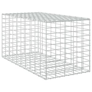 vidaXL Gabion 5 mm Traadi ja 5x10 cm V&otilde;rguga 50x100x50 cm