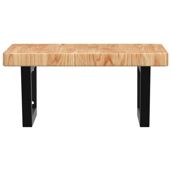 vidaXL seinale kinnitatav valamuriiul, teras ja tammepuit