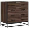 vidaXL sahtlikapp pruun tamm 70x41x70 cm ehituspuit