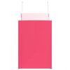 vidaXL paberkotid, 250 tk, k&auml;epidemetega, roosa, 32x17x25 cm