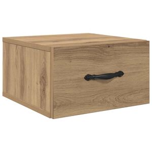 vidaXL &Ouml;&ouml;lambi kapp sahtliga k&auml;sit&ouml;&ouml;tamm 35 x 35 x 20 cm Tehispuit