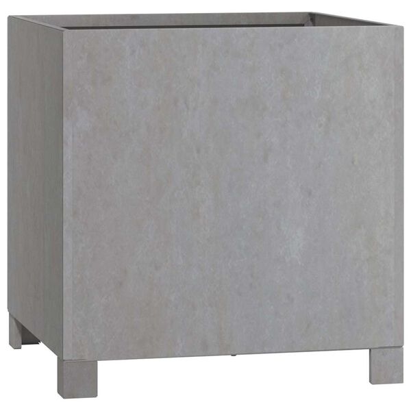 vidaXL jalgadega taimekast, rooste, 40 x 40 x 40 cm, Corten teras