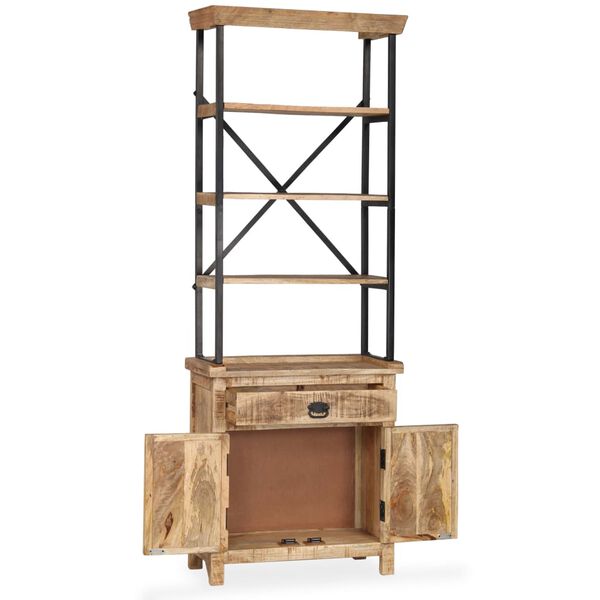 vidaXL sahtlitega kummut, mangopuit, 65 x 30 x 180 cm