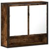 vidaXL vannitoa peegelkapp suitsutamm 65x20x60 cm ehituspuit