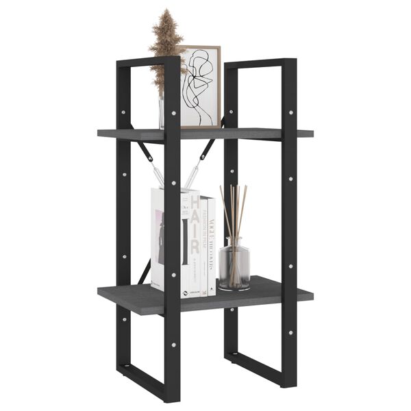 vidaXL 2-korruseline raamaturiiul, 40x30x70 cm, hall, männipuit