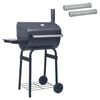 vidaXL S&uuml;si grill 75 x 48 x 120 cm H&otilde;bedane